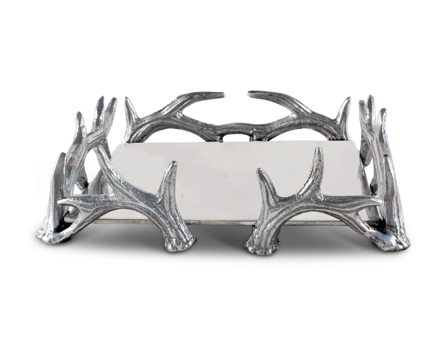 Arthur Court Antler Luncheon Napkin Box