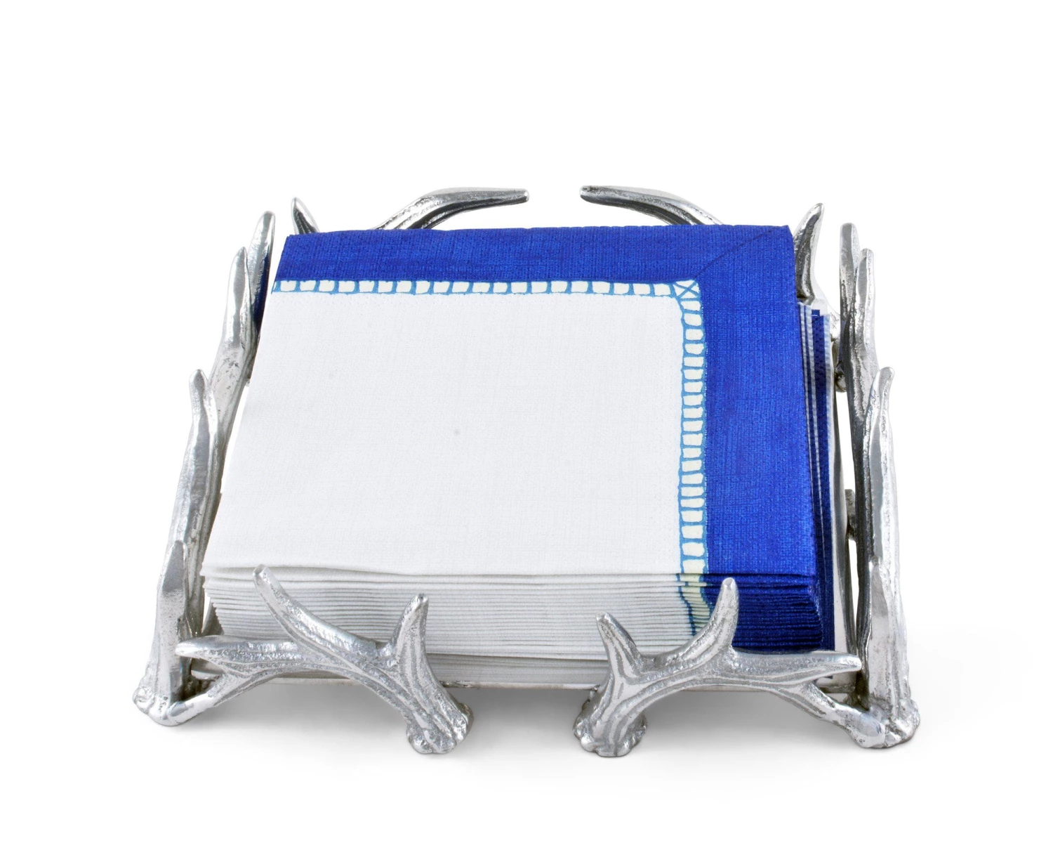 Arthur Court Antler Luncheon Napkin Box