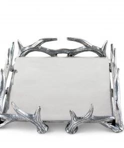 Arthur Court Antler Luncheon Napkin Box