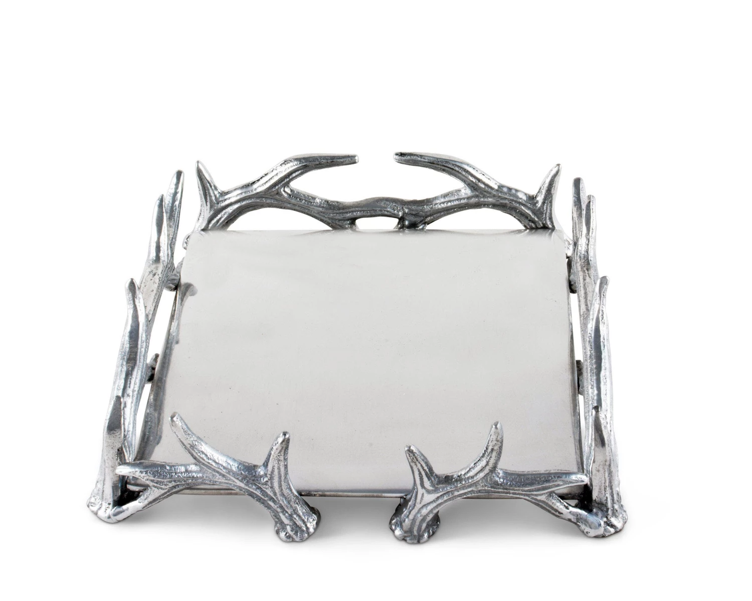 Arthur Court Antler Luncheon Napkin Box