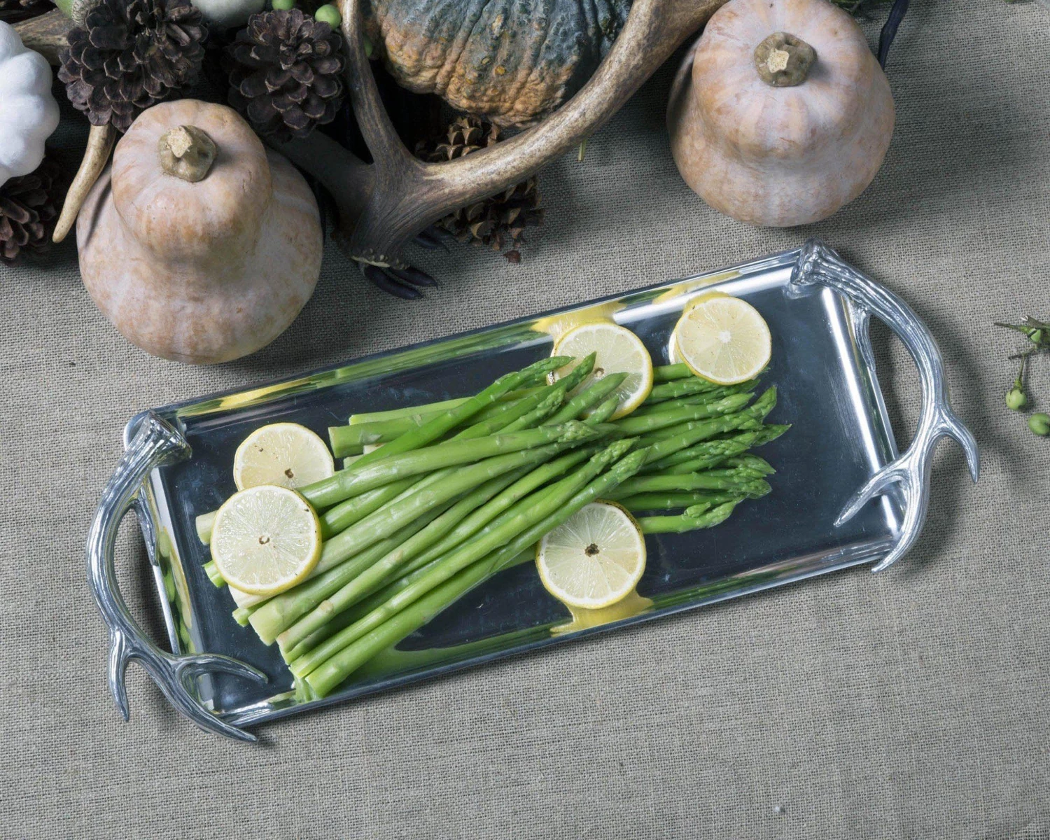 Arthur Court Antler Oblong Tray