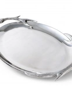 Arthur Court Antler Oval Platter