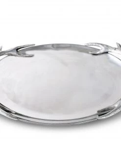 Arthur Court Antler Oval Platter