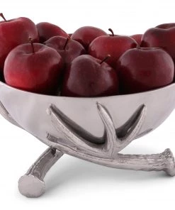 Arthur Court Antler Pedestal Bowl