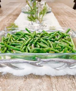 Arthur Court Antler Pyrex Holder 3qt