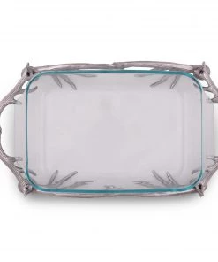 Arthur Court Antler Pyrex Holder 3qt