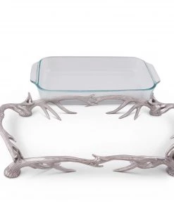 Arthur Court Antler Pyrex Holder 3qt