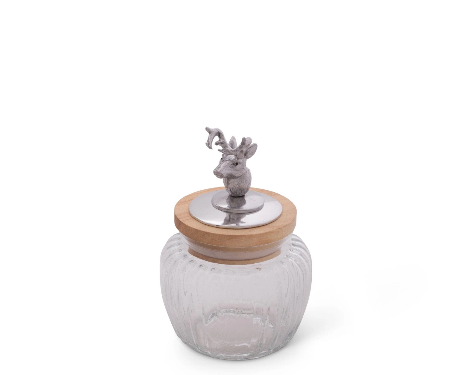 Arthur Court Deer / Elk Glass Canister
