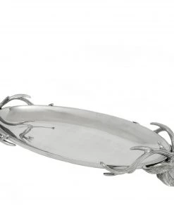 Arthur Court Deer Head Centerpiece Tray