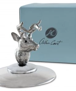 Arthur Court Deer Napkin Weight