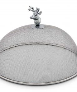 Arthur Court Elk Head Stainless Mesh Picnic Cover Antler