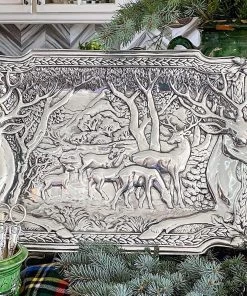 Arthur Court Elk Herd Oblong Tray Antler