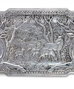 Arthur Court Elk Herd Oblong Tray Antler