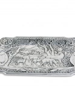 Arthur Court Elk Herd Oblong Tray Antler
