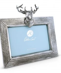 Arthur Court Elk Mount Photo Frame Antler
