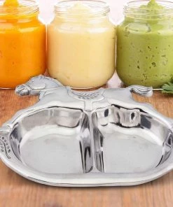 Arthur Court Rocking Horse Divided Plate