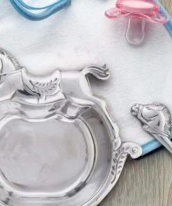 Arthur Court Rocking Horse Keepsake Set Baby