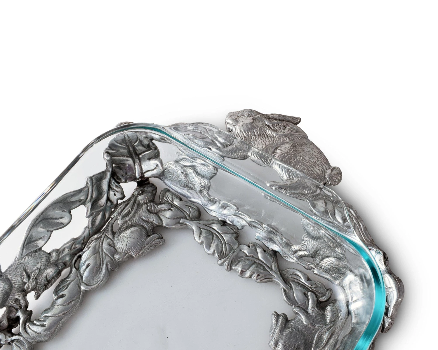 Arthur Court Casserole Servers Bunny 3-Qt Casserole W/Pyrex