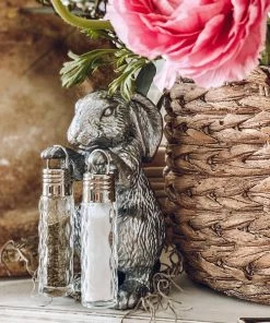 Arthur Court Salt & Pepper Sets Bunny Hanging Salt And Pepper Set