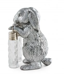 Arthur Court Salt & Pepper Sets Bunny Hanging Salt And Pepper Set