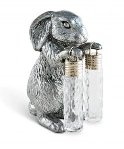 Arthur Court Salt & Pepper Sets Bunny Hanging Salt And Pepper Set