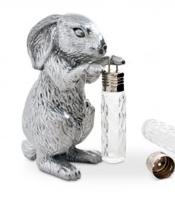 Arthur Court Salt & Pepper Sets Bunny Hanging Salt And Pepper Set
