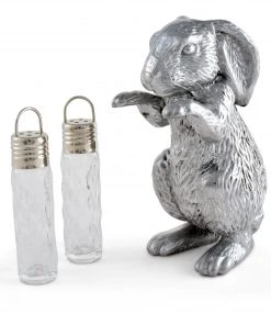 Arthur Court Salt & Pepper Sets Bunny Hanging Salt And Pepper Set