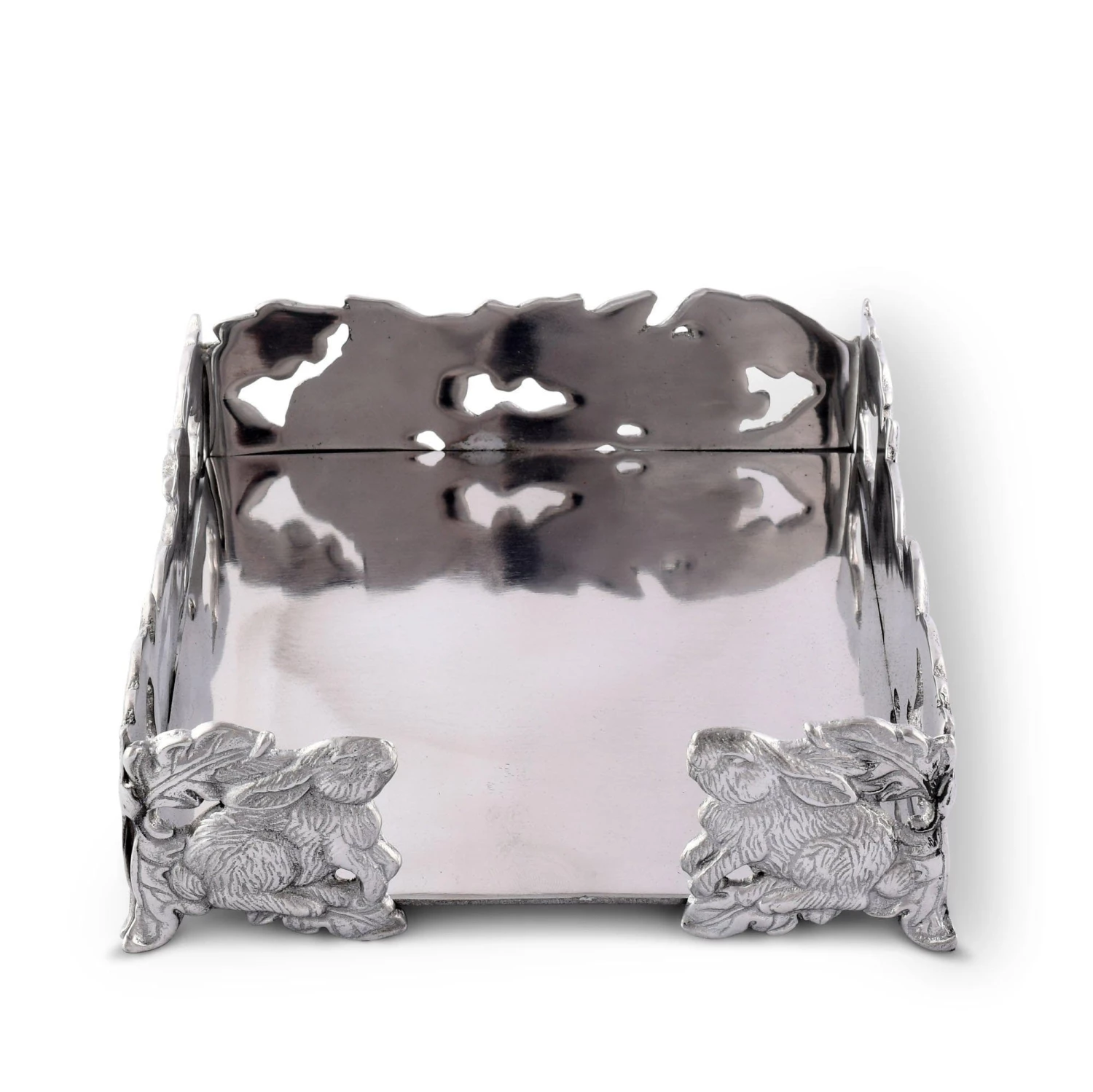 Arthur Court Napkin Holders Bunny Luncheon Napkin Box