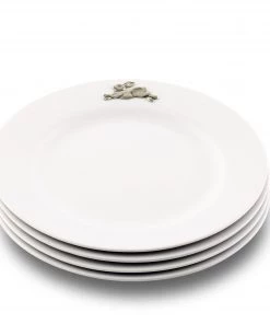 Arthur Court Bunny / Rabbit Melamine Lunch Plates - Set Of 4
