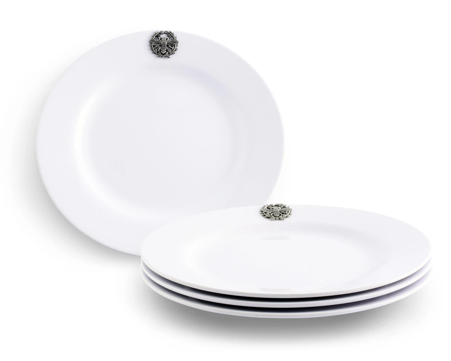 Arthur Court Bee Melamine Lunch Plates - Set Of 4