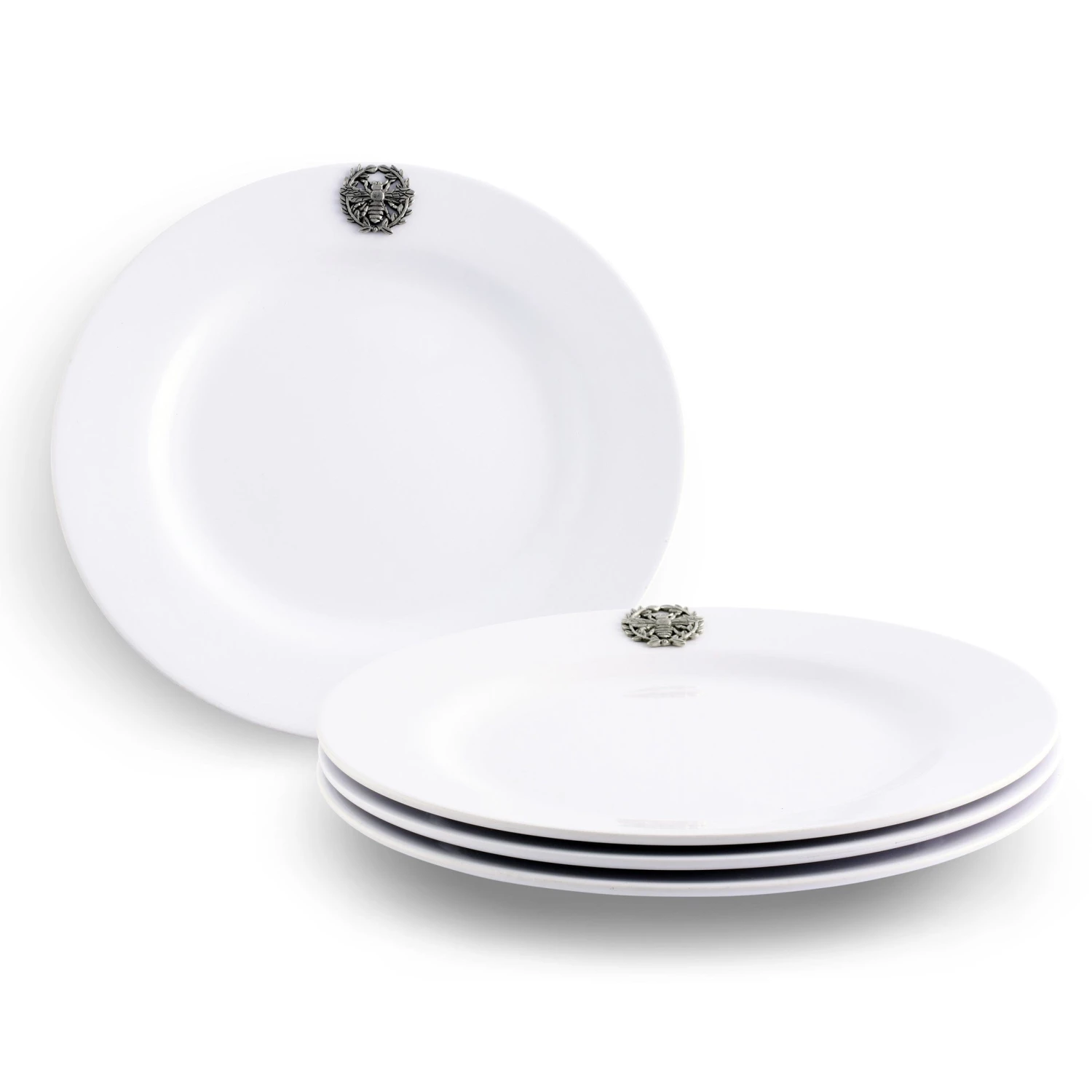 Arthur Court Bee Melamine Lunch Plates - Set Of 4