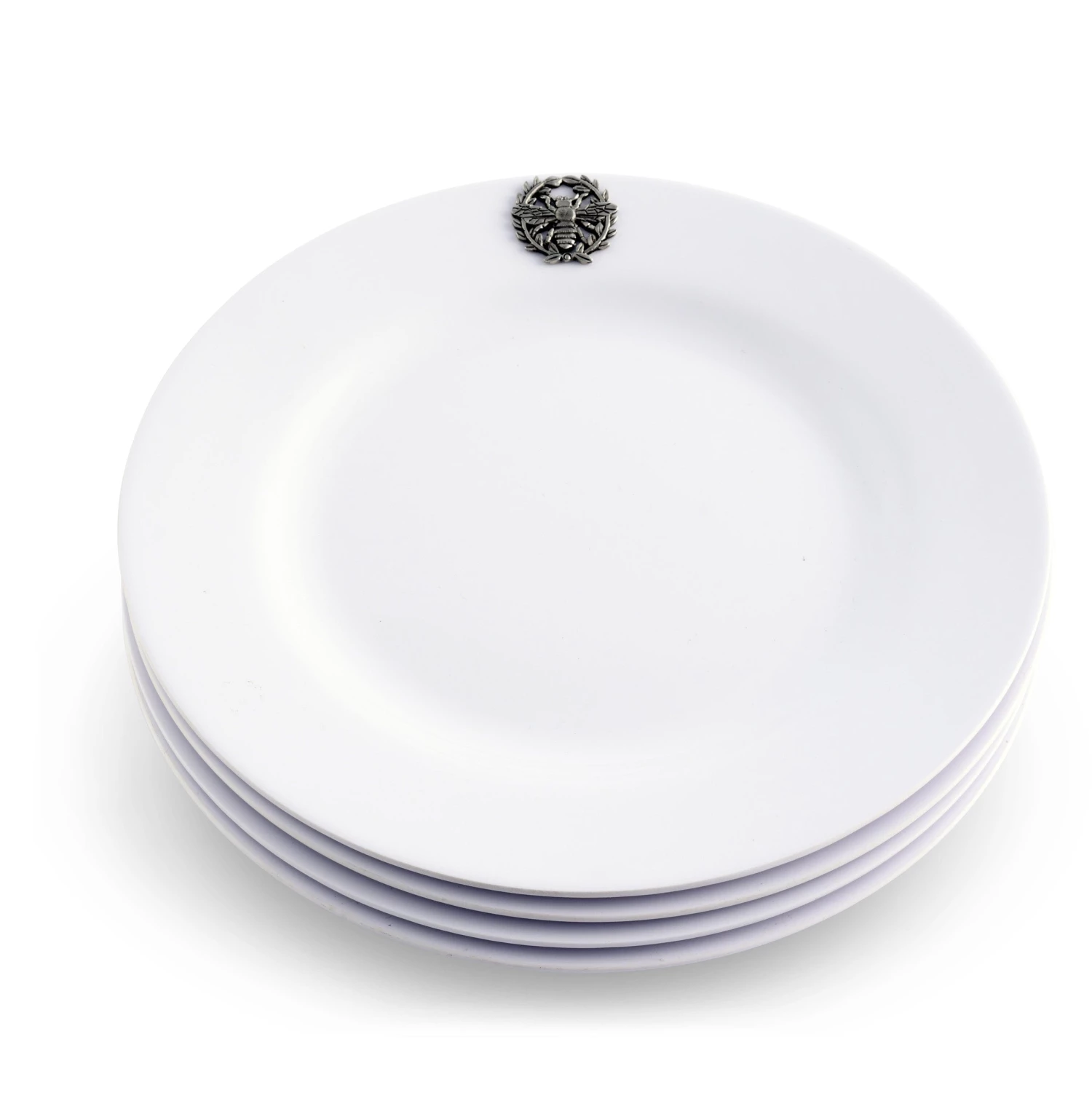 Arthur Court Bee Melamine Lunch Plates - Set Of 4