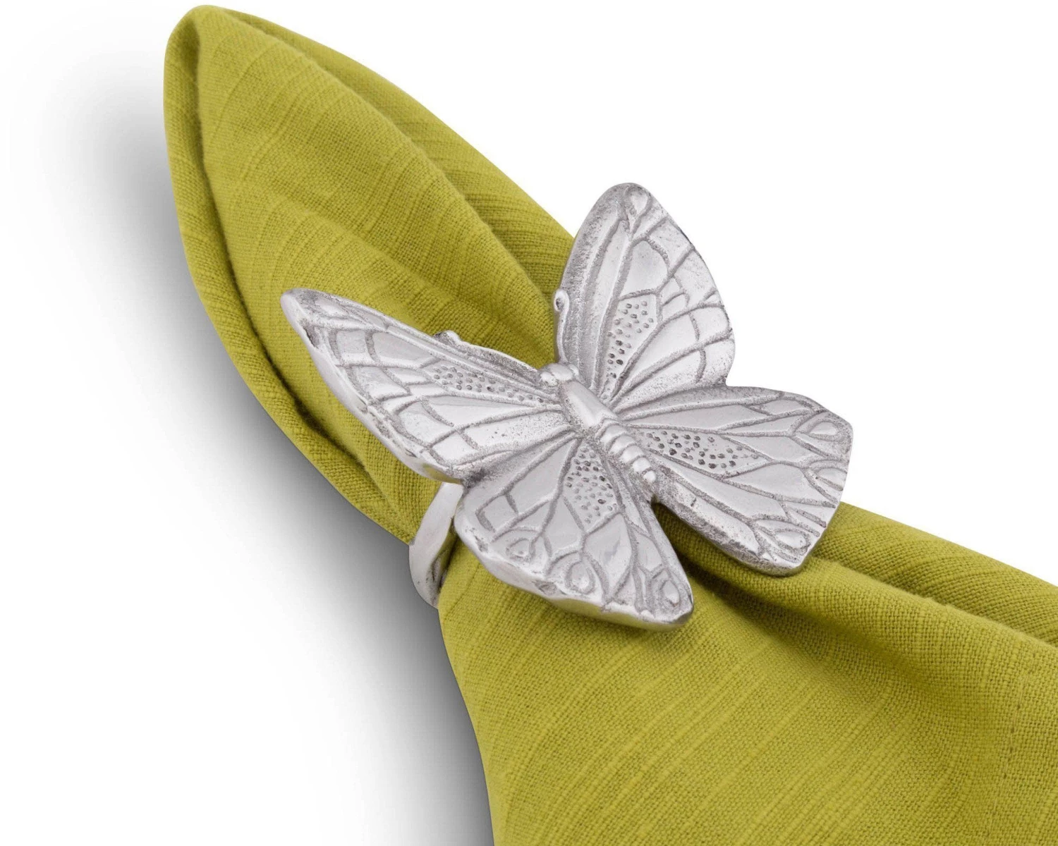 Arthur Court Butterfly And Flower Napkin Rings