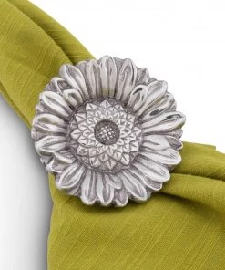 Arthur Court Butterfly And Flower Napkin Rings