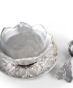 Arthur Court Condiment Servers Butterfly Condiment Set 3-piece