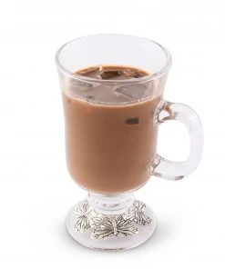 Arthur Court Tea Glasses Butterfly Glass Mugs