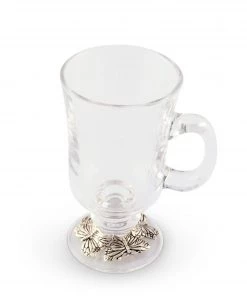 Arthur Court Tea Glasses Butterfly Glass Mugs