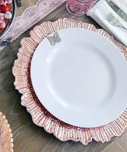 Arthur Court Butterfly Melamine Lunch Plates - Set Of 4