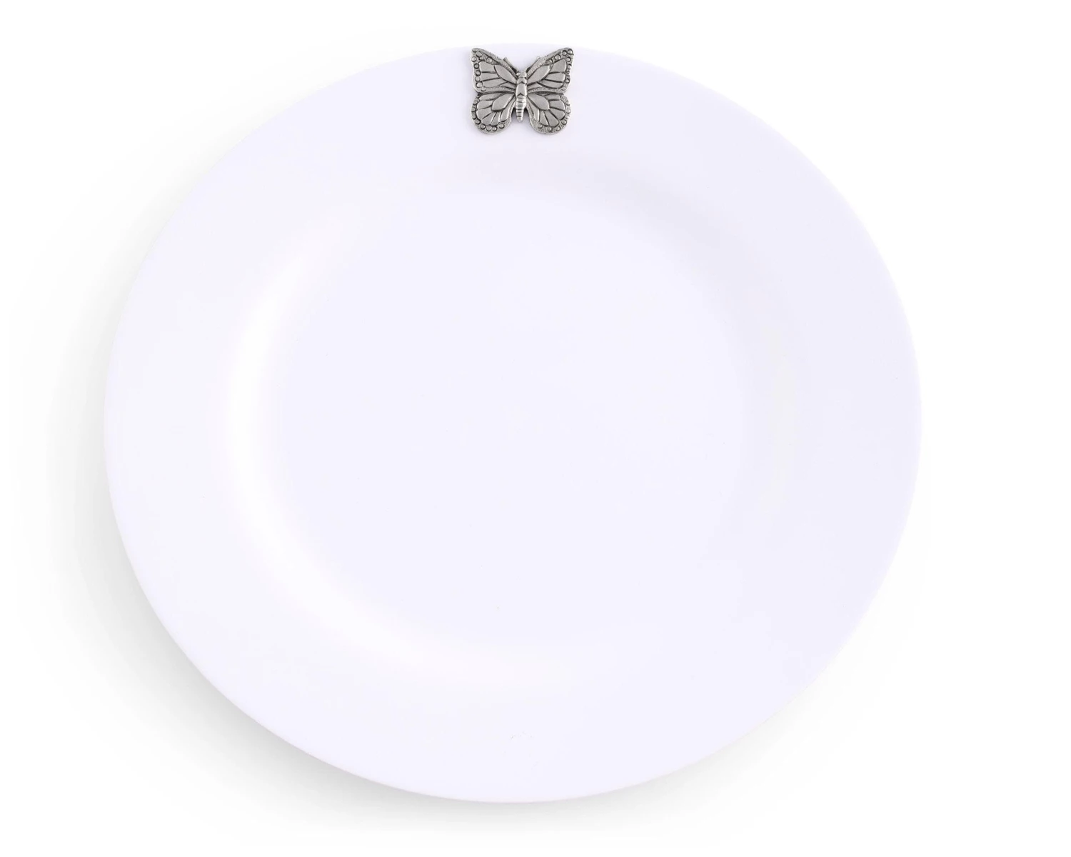 Arthur Court Butterfly Melamine Lunch Plates - Set Of 4