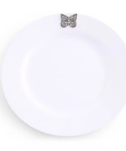 Arthur Court Butterfly Melamine Lunch Plates - Set Of 4