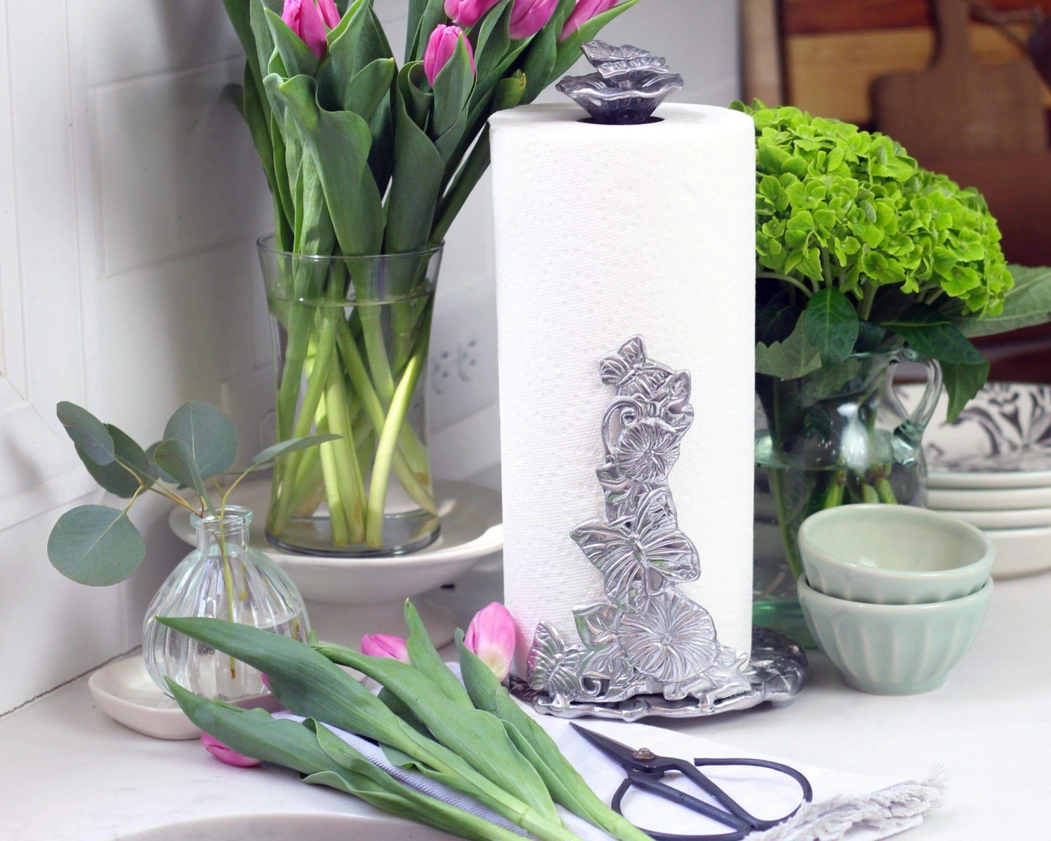 Arthur Court Paper Towel Holders Butterfly Paper Towel Holder