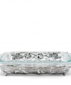Arthur Court Butterfly Pyrex Holder 3qt
