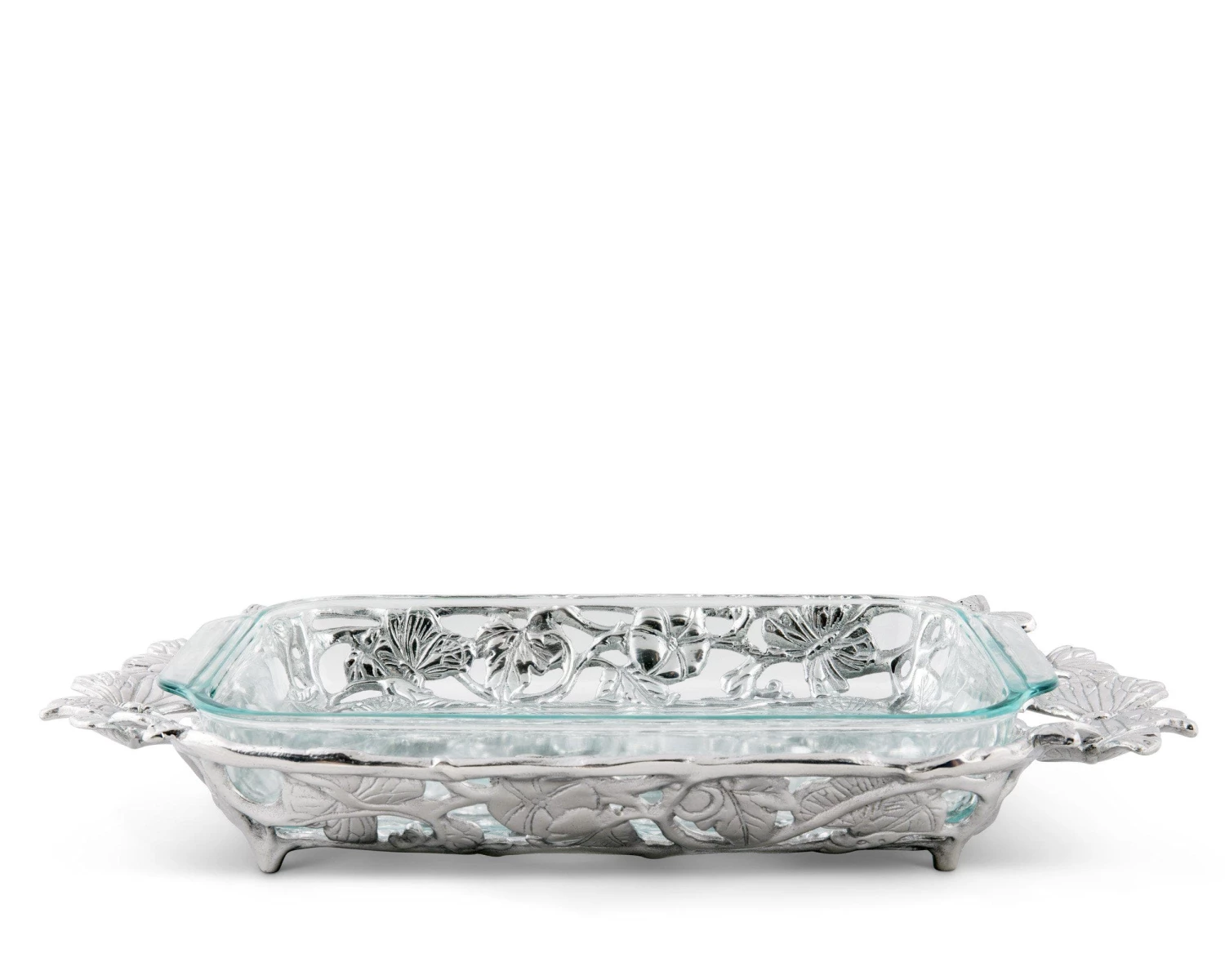 Arthur Court Butterfly Pyrex Holder 3qt