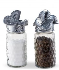 Arthur Court Butterfly Salt And Pepper Set