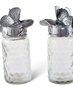 Arthur Court Butterfly Salt And Pepper Set