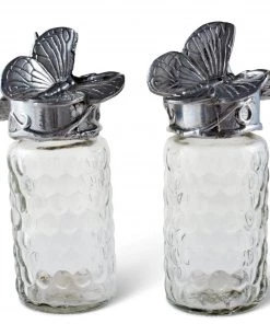 Arthur Court Butterfly Salt And Pepper Set