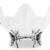Arthur Court Acrylic Serving Bowls Butterfly Stand Acrylic Bowl 14