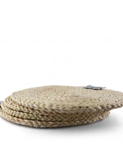 Arthur Court Butterfly Twisted Seagrass Placemats - Set Of 4 Plates