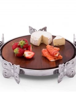 Arthur Court Butterfly Wood Cheese Board Cheese Boards & Cheese Sets