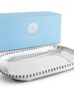 Arthur Court Engravable Beaded Catch All